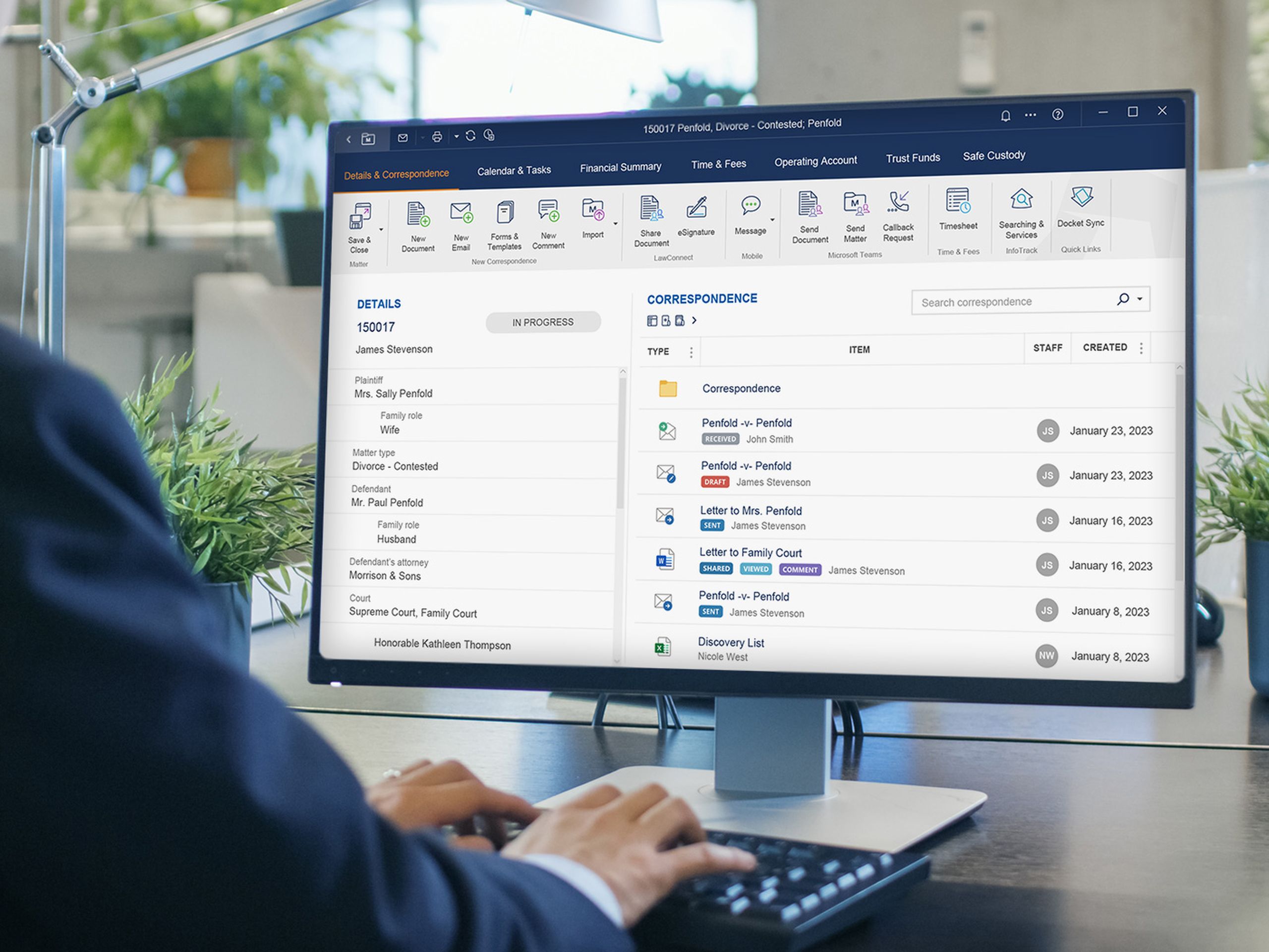 LEAP legal practice software support